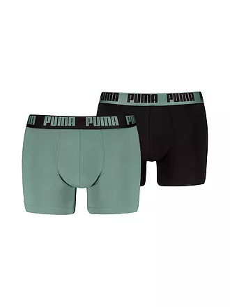 PUMA | Boxershorts Homme Basic Quotidien, lot de 2 | hellgrün